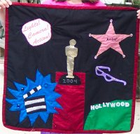 quilt of an oscar award Hollywood quilt