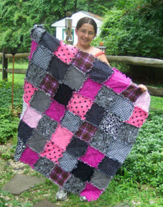 how to sew a raggedy quilt, kids can quilt